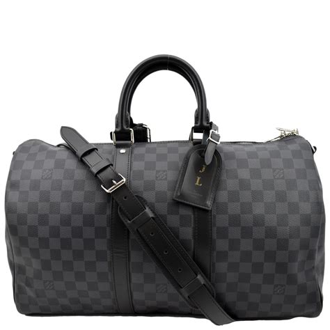 louis vuitton black keepall|Louis Vuitton Keepall bandouliere.